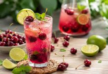 طرز تهیه لایم چری آلبالو به سبک کافی‌شاپی