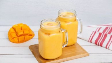 طرز تهیه انبه گلاسه خوشمزه و خنک به سبک کافیشاپ