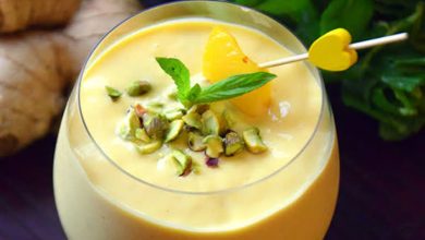 طرز تهیه اسموتی انبه و شلیل؛ خنک و انرژیبخش