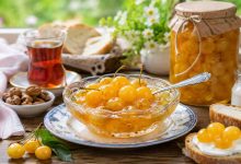 طرز تهیه مربای گیلاس زرد+ نکات شکرک نزدن آن