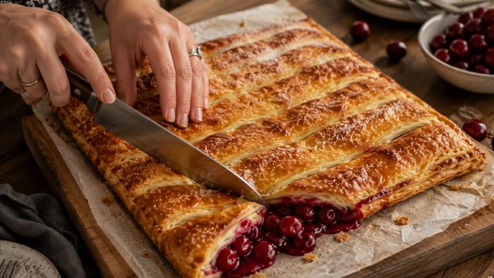 نکات و فوت‌وفن‌ های طرز تهیه شیرینی با خمیر هزارلایه و گیلاس