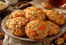 طرز تهیه کوکی زردآلو؛ شیرینی نرم و میوه‌ای برای پذیرایی
