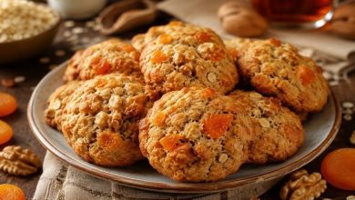 طرز تهیه کوکی زردآلو؛ شیرینی نرم و میوهای برای پذیرایی