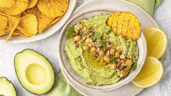نکات و فوتوفن های طرز تهیه حمص آووکادو