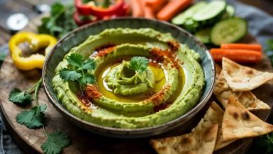 طرز تهیه حمص آووکادو؛ دیپ سالم و خامه‌ای خانگی