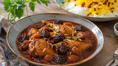 طرز تهیه مرغ با سس آلو + نکات طلایی برای سس خوشمزه