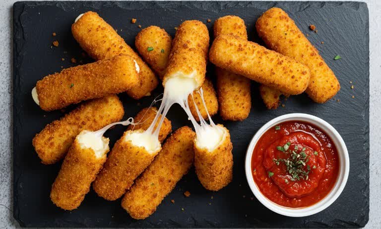 طرز تهیه پنیر کبابی سوخاری؛ ترد و کش‌دار به روش رستورانی