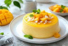 طرز تهیه پاناکوتای انبه؛ دسر تابستانی شیک و خوش‌رنگ