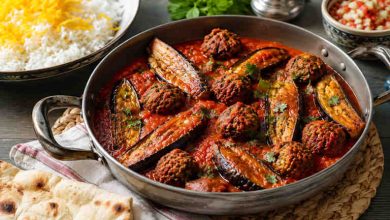 طرز تهیه مشته بادمجان شیرازی؛ غذای سنتی و خوشمزه