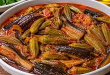 طرز تهیه خوراک بامیه و بادمجان+ فوت‌وفن خوشمزه شدن