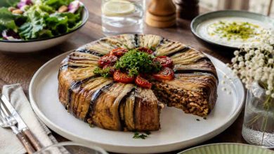 طرز تهیه ماکارونی بادمجان ترکیه‌ای (پاتلیجان دیبی)