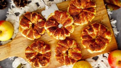 طرز تهیه پای سیب فوری با خمیر هزارلا