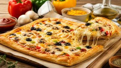 طرز تهیه پیتزا با خمیر هزارلا؛ سریع و آسان