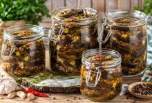 طرز تهیه ترشی بادمجان شکم پر؛ خوشمزه و مجلسی