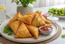 طرز تهیه سمبوسه تن ماهی ساده و خوشمزه خانگی