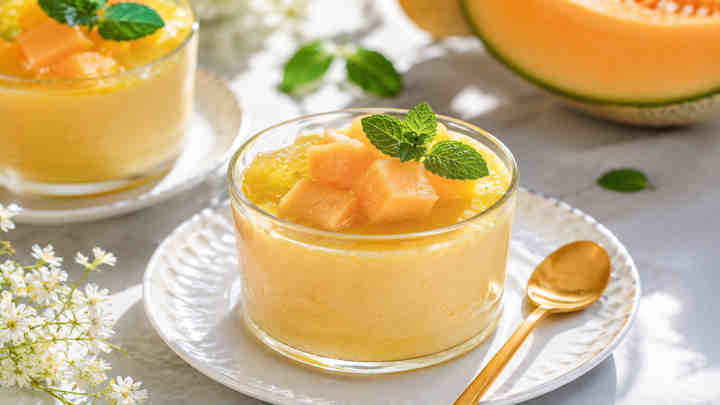 نکات و فوتوفن های طرز تهیه دسر خربزه با ژله نکات و فوتوفن های طرز تهیه دسر خربزه با ژله