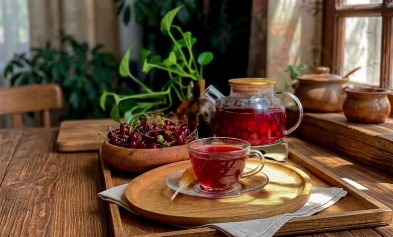 13 خاصیت چای آلبالو که باید بدانید + نکات مصرف صحیح