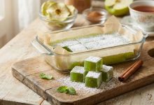 طرز تهیه لوکوم سیب و دارچین؛ شیرینی خوش‌عطر با طعمی متفاوت