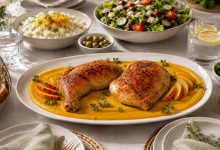 طرز تهیه مرغ با سس هلو با طعمی بی‌نظیر