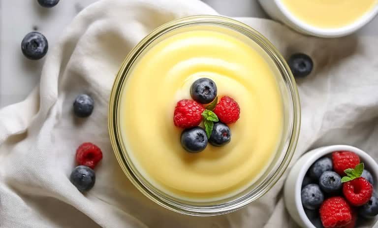 طرز تهیه دسر کاستارد فرانسوی؛ ساده و دورنگ