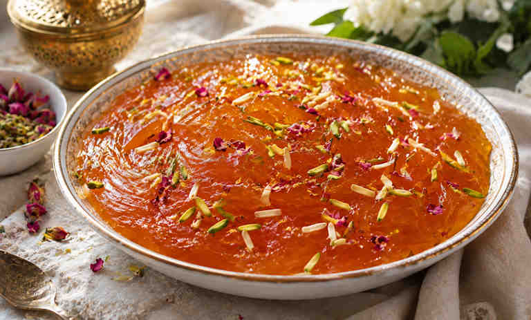 طرز تهیه حلوای بحرینی؛ دسر سنتی خاورمیانه‌ای