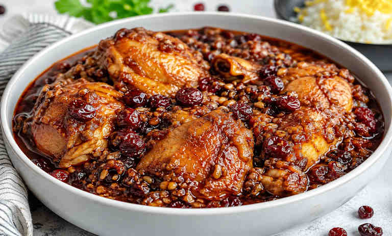 طرز تهیه خورشت زغال اخته + فوت‌وفن خوشمزه شدن خورشت
