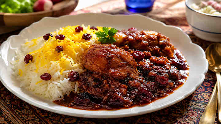 طرز تهیه خورشت زغال اخته خلخال (زغال قیله)
