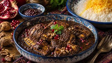 طرز تهیه ماهی فسنجان شمالی به روش سنتی+ نکات روغن انداختن