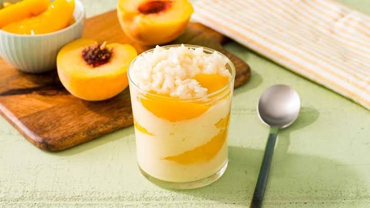 طرز تهیه پودینگ برنج با مربا هلو طرز تهیه پودینگ برنج با مربا هلو