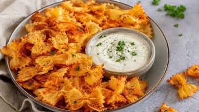 طرز تهیه چیپس پاستا؛ آسان در فر و ایرفرایر