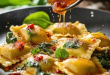 طرز تهیه راویولی ایتالیایی+ آموزش خمیر خانگی