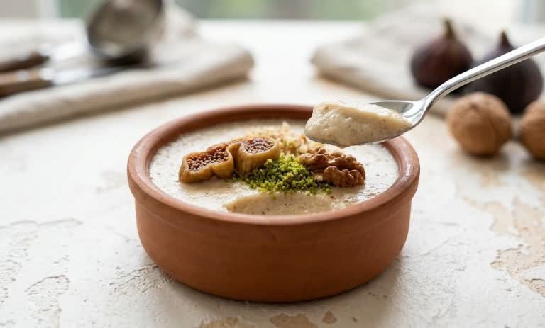 طرز تهیه دسر مقوی شیر انجیر به روش مادربزرگ ها