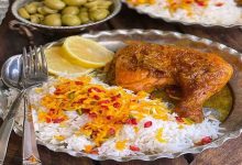 طرز تهیه مرغ مشهدی به سبک سنتی؛ زعفرانی و جاافتاده