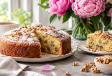 طرز تهیه کیک پنیر و گردو؛ کیک نرم و متفاوت خانگی