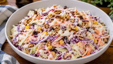 طرز تهیه سالاد اندونزی با کشمش؛ سالاد مجلسی و خوشمزه